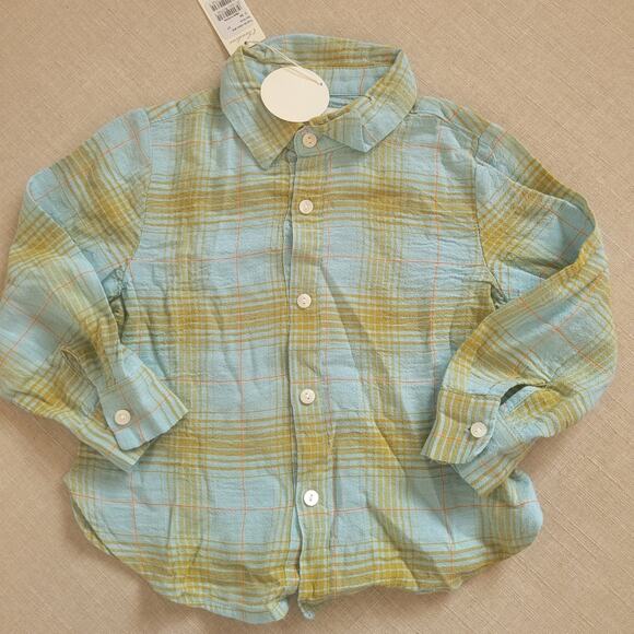Claudine Tropical Check Shirt - Picture 5 of 7